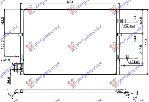 ΨΥΓΕΙΟ A/C 02- ΓΙΑ ΟΛΑ ΒΖ/DS (63x44x1.6)