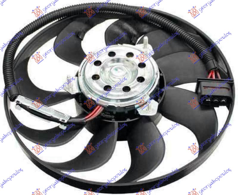 ΒΕΝΤΙΛΑΤΕΡ A/C (ΜΟΤΕΡ+ΦΤΕΡΩΤΗ) 1.8 TURBO ΒΕΝΖΙΝΗ (290mm) (3PIN)