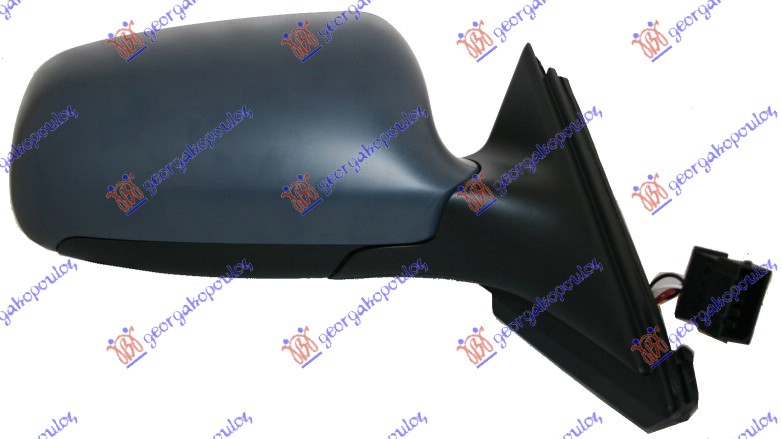 DOOR MIRROR ELECTRICAL HEATED 3D 2000- (A QUALITY) (CONVEX GLASS)