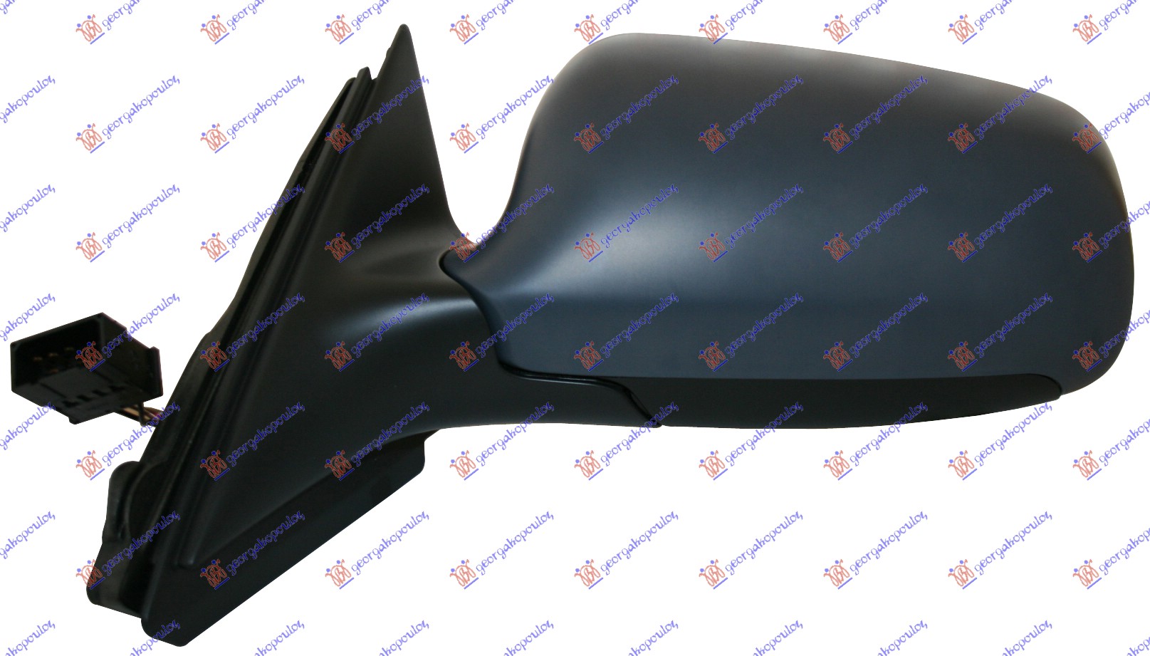 DOOR MIRROR ELECTRICAL HEATED 5D 2000- (A QUALITY) (ASPHERICAL GLASS)