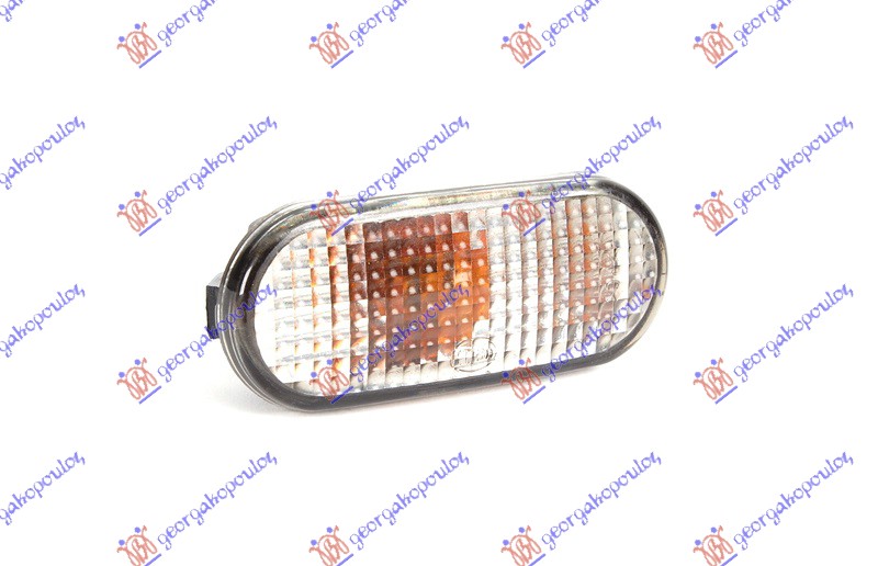 SIDE LAMP OVAL WHITE