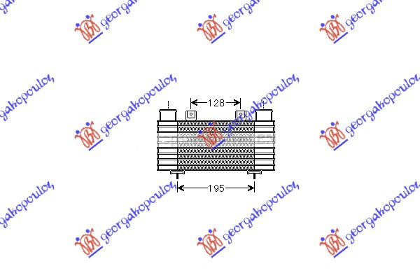ΨΥΓΕΙΟ INTERCOOLER 2.5-2.9 TD (20x14x64)