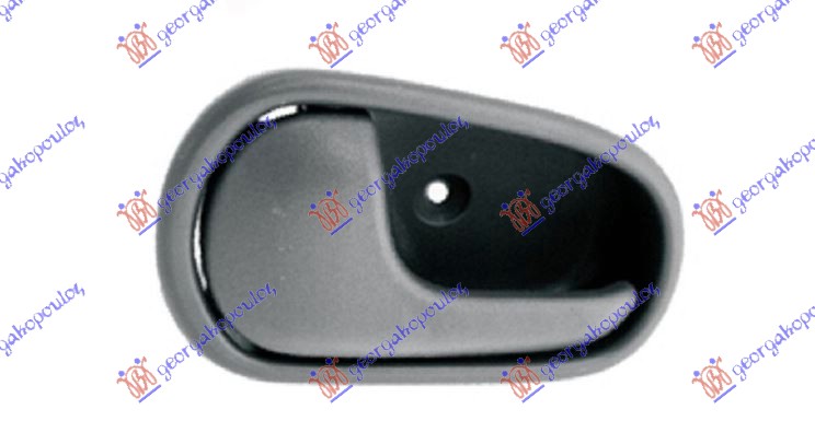 DOOR HANDLE FRONT/REAR INNER GREY