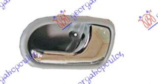 DOOR HANDLE FRONT/REAR INNER GRAY/CHROME