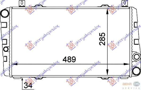 ΨΥΓΕΙΟ 1.3 +A/C (49x28.5) (MAHLE BEHR)