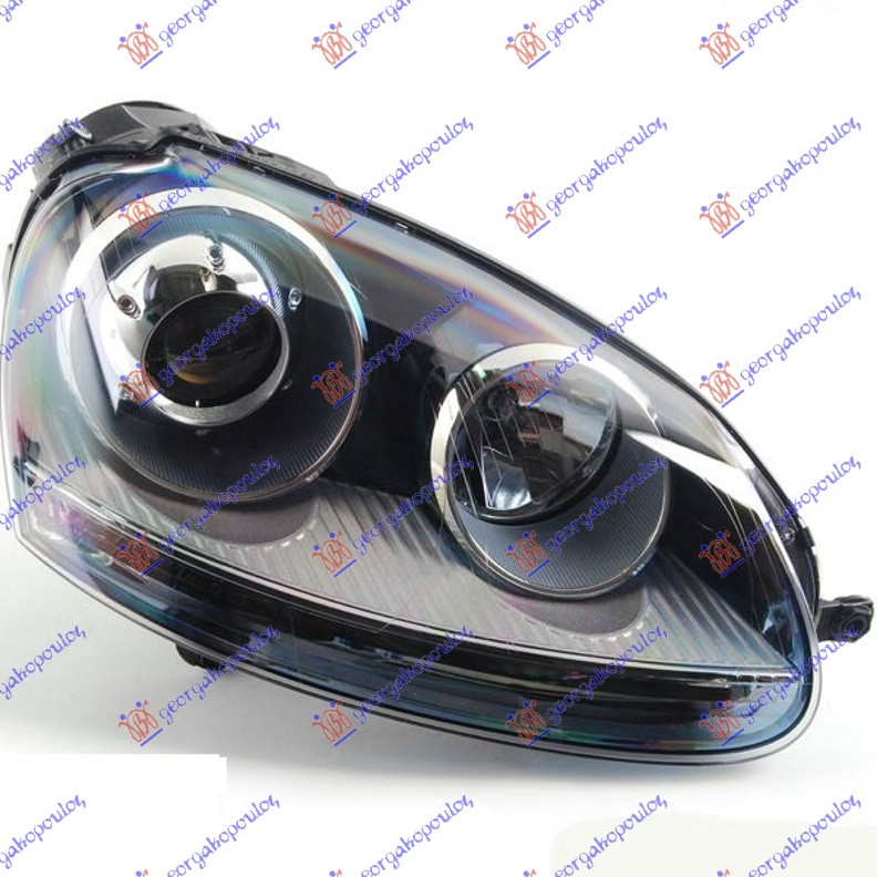 HEAD LAMP XENON GTι (E) (BLACK) (DEPO)