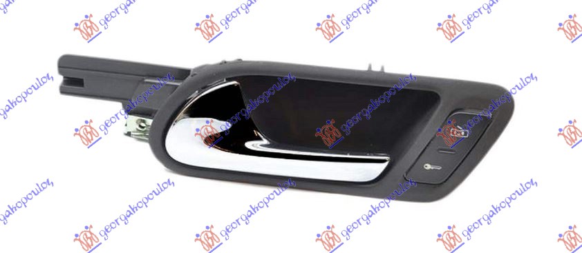 DOOR HANDLE FR/RR INNER CHR/BLACK