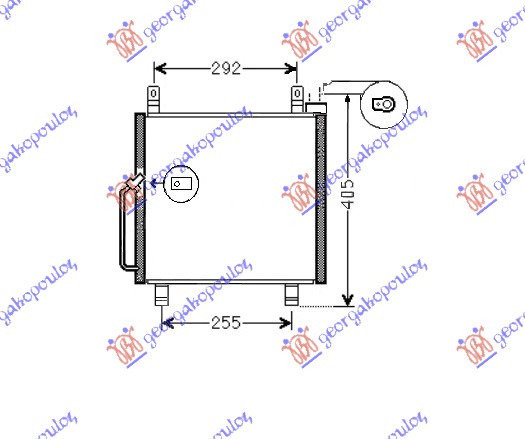 ΨΥΓΕΙΟ A/C 1.1i16V (33,5x31x1.7)