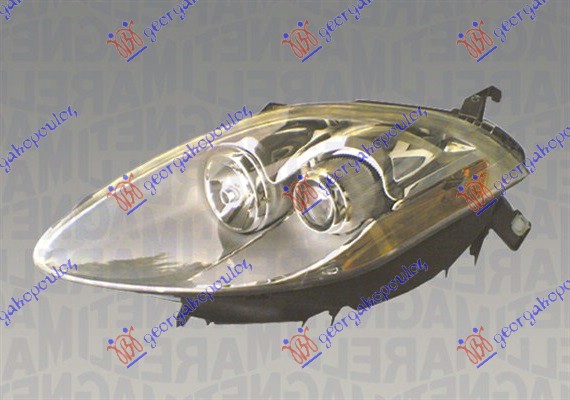 HEAD LAMP ELECTR. CHROME -10 (MARELLI)