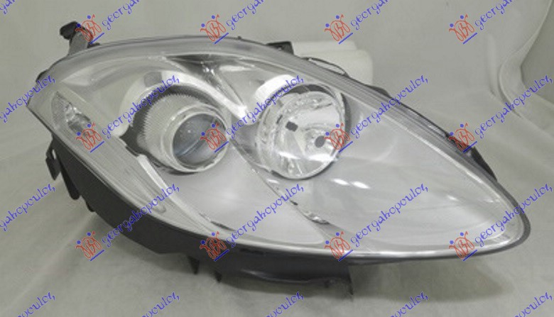 HEAD LAMP EL. CHROME 10- (E) (CLEAR L.)  (TYC)