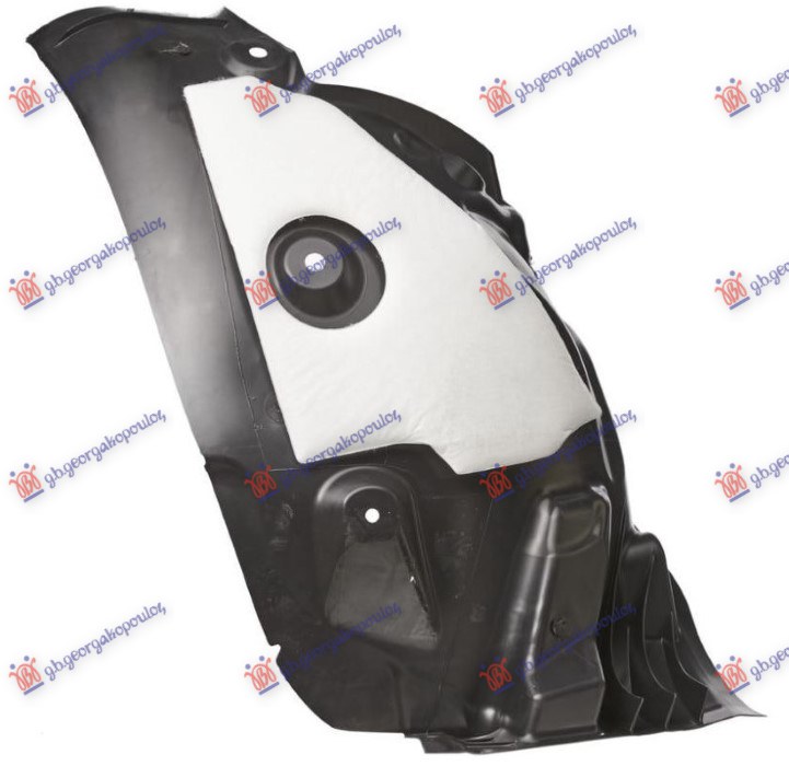 FRONT INNER PLASTIC FENDER (REAR PART) (W/SOUND INSULATION) (A QUALITY)