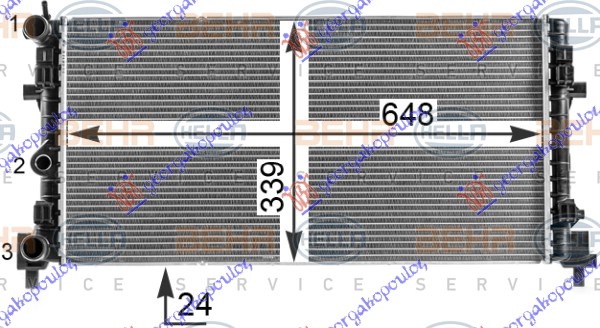 ΨΥΓΕΙΟ 1.2-1.6 12/16V - TDi (65x34) (MAHLE BEHR)