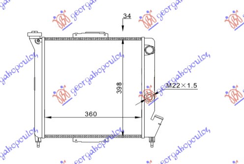 ΨΥΓΕΙΟ ΒΕΝΖΙΝΗ -A/C (36χ39,3χ2,2)