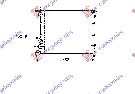 ΨΥΓΕΙΟ ΝΕΡΟΥ 1.2i 8V -AC (35x37.8x2.6)