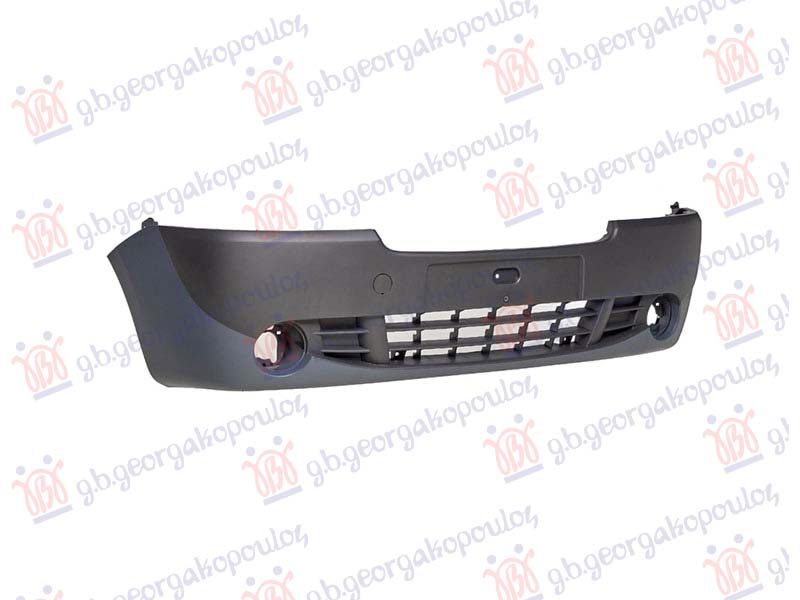 FRONT BUMPER HALF PRIMED (W/FOG LAMP HOLES)