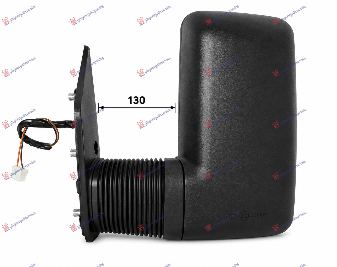 ΚΑΘΡΕΦΤΗΣ ΧΕΙΡΟΚΙΝΗΤΟΣ (ΜΕ ΑΙΣΘΗΤΗΡΑ) (2Pin) (CONVEX GLASS)