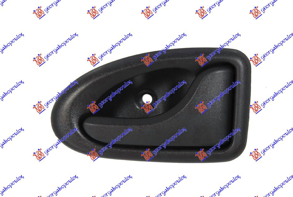 DOOR HANDLE FRONT/REAR INSIDE BLACK (W/SAFETY CABLE)