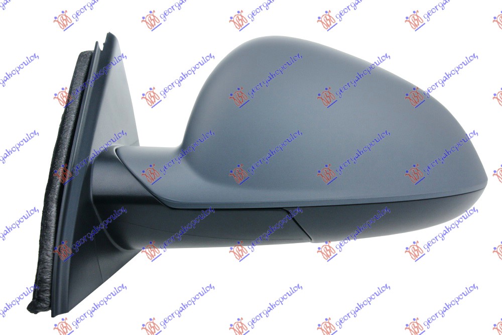 DOOR MIRROR ELECTRICAL HEATED FOLDABLE PRIMED (A QUALITY) (ASPHERICAL GLASS)