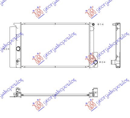 ΨΥΓΕΙΟ 1.3-1.4-1.6-1.8 ΒΕΝΖΙΝΗ ΜΗΧΑΝΙΚΟ (600x375x16) (NRF)