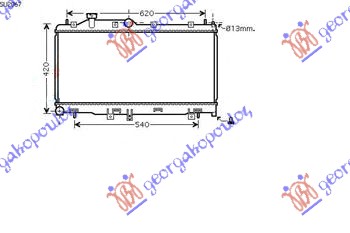 ΨΥΓΕΙΟ 2.0i-16V TURBO (34x68.5x16) ΜΗΧ.