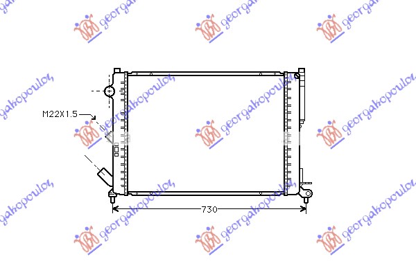 ΨΥΓΕΙΟ 1,8-2,0 +/-A/C (63.4x43.8) ΠΑΡ.ΟΔ