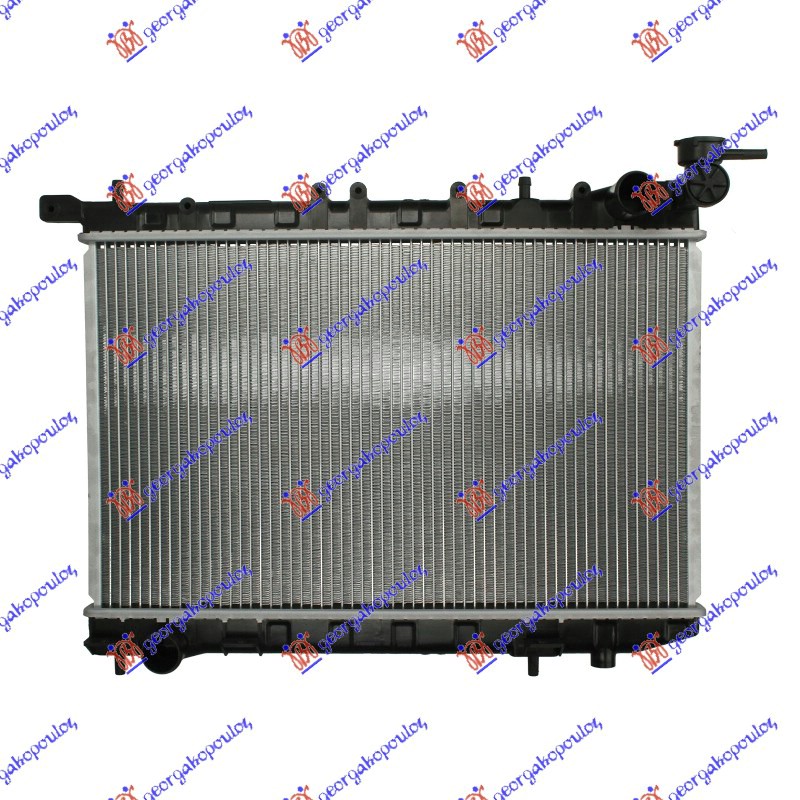 RADIATOR 1.4-1.6 PETROL +/- A/C (528x320) (HOSES 35-35)