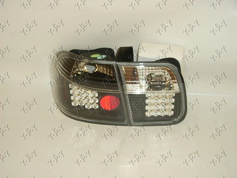 TAIL LAMP SET LED BLACK SDN/COUPE