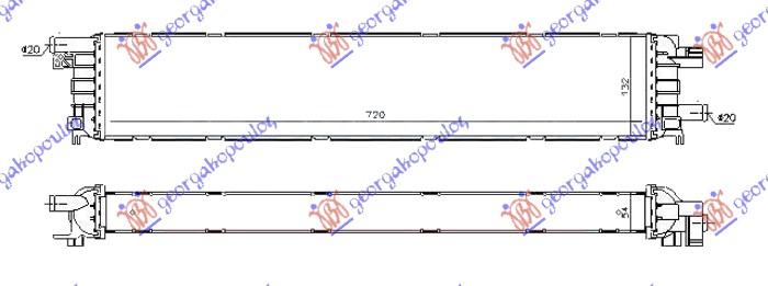 ΨΥΓΕΙΟ ΒΟΗΘΗΤΙΚΟ 3.0 TFSi/S4 ΒΕΝΖΙΝΗ (720x135x52) ΠΑΡΟΧΕΣ ΔΙΑΓΩΝΙΑ