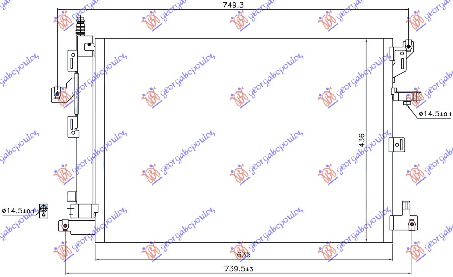 ΨΥΓΕΙΟ A/C ΒΕΝΖΙΝΗ-ΠΕΤΡΕΛΑΙΟ 06- (635x436x16)