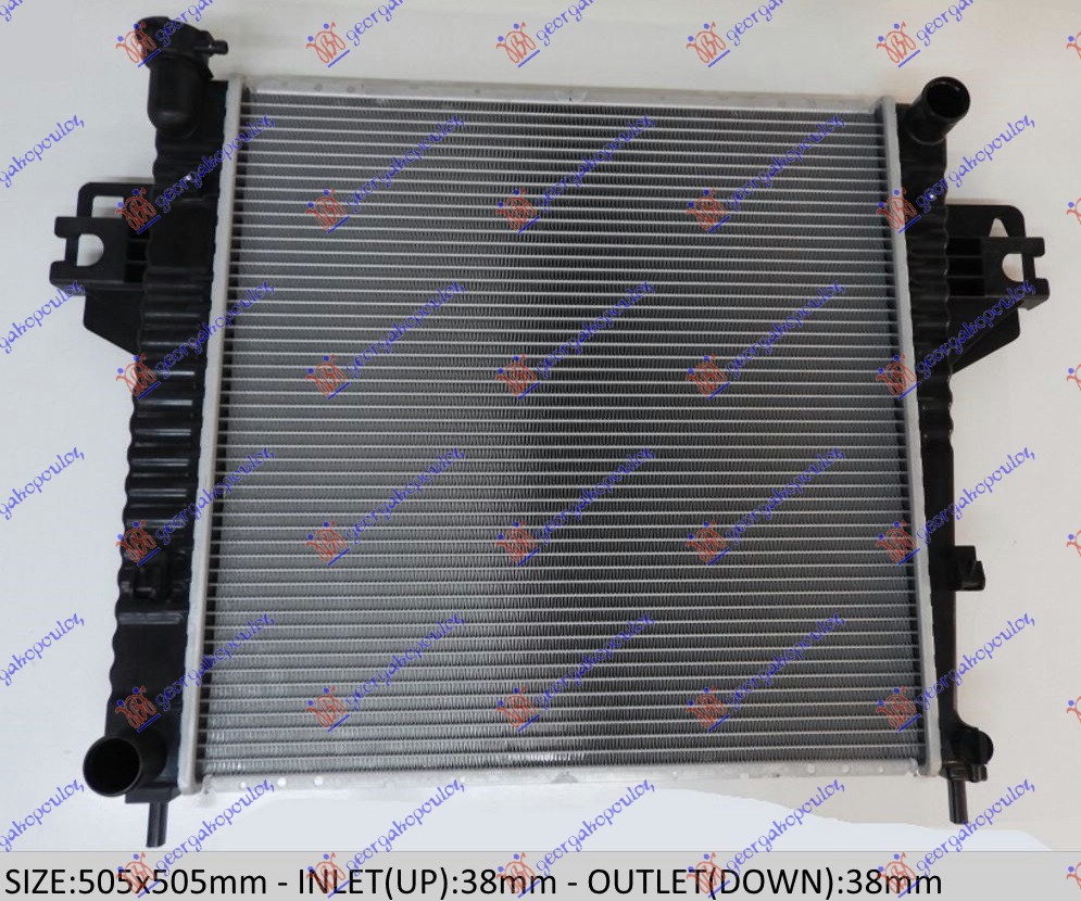 ΨΥΓΕΙΟ ΒΕΝΖΙΝΗ 2.4 ΜΗΧΑΝΙΚΟ +/- A/C ΑΝΟΙΧΤΟ ΚΥΚΛΩΜΑ (505x505) (NRF)