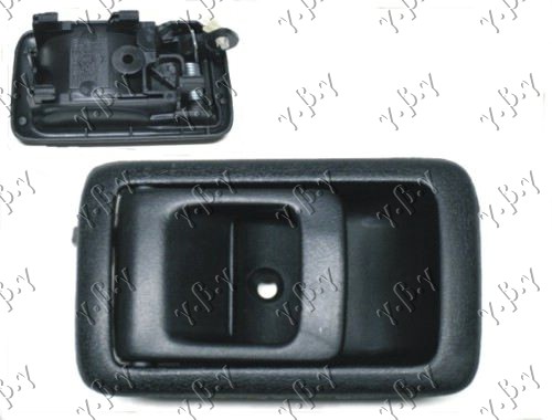 DOOR HANDLE FRONT/REAR INNER GRAY