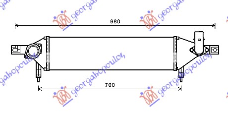 ΨΥΓΕΙΟ INTER. 1,6 DCi (610x160x64) ΚΙΝΗΤ. R9M