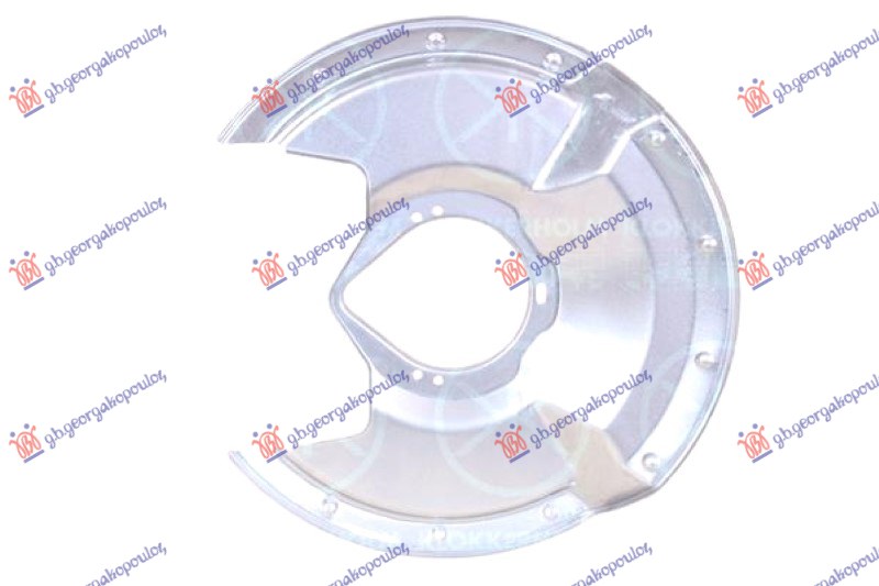 SPLASH PANEL BRAKE DISC FRONT (DISC DIAMETER 282MM)