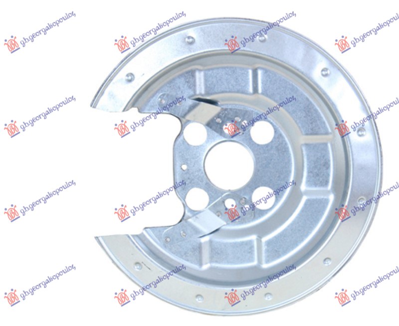 SPLASH PANEL BRAKE DISC REAR (DISC DIAMETER 260MM)