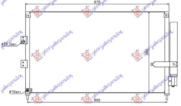 ΨΥΓΕΙΟ A/C 1.3 HYBRID - 1.8 ΒΕΝΖ (63x38) (KOYO)