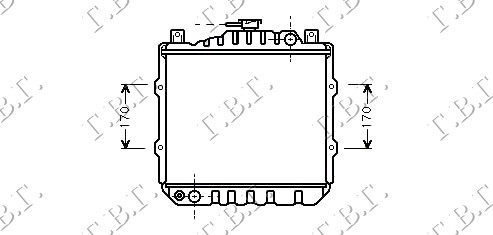 RADIATOR 800CC PETROL (300x345)