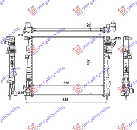 ΨΥΓΕΙΟ 2.0 ΠΕΤΡΕΛΑΙΟ CDTi -/+AC (560x449) (NRF)