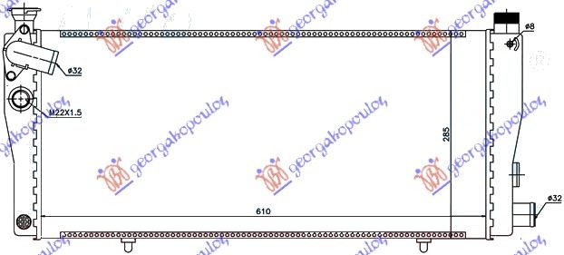 ΨΥΓΕΙΟ ΝΕΡΟΥ (ΟΛΑ)+/-A/C (61x28)