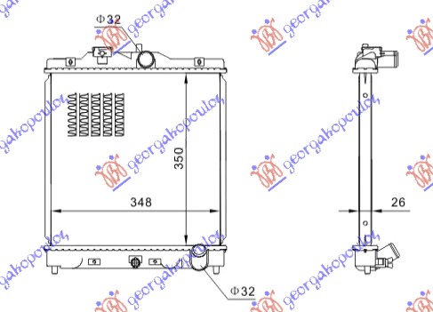 ΨΥΓΕΙΟ 1.6 VTEC 150 PS (35x35x27) (KOYO)