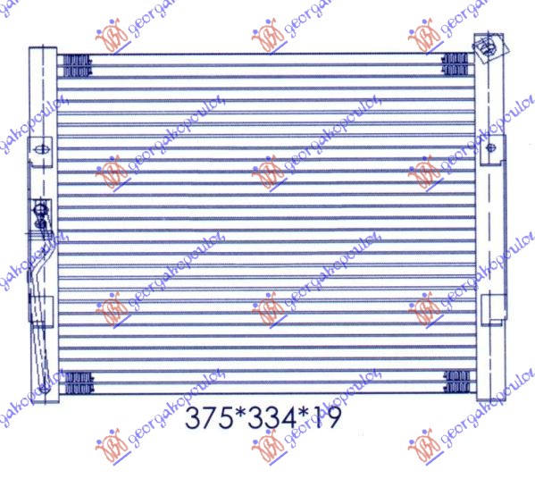 ΨΥΓΕΙΟ A/C ΒΕΝΖΙΝΗ (33x33x2,5)  92-93