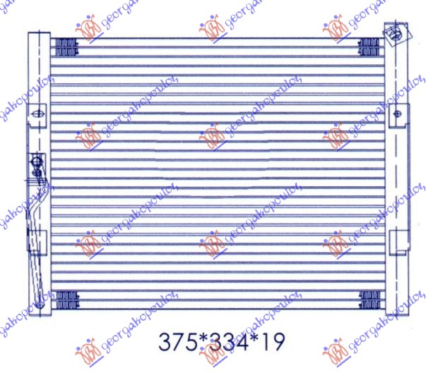 ΨΥΓΕΙΟ A/C ΒΕΝΖΙΝΗ (33x33x2,5) 93-95