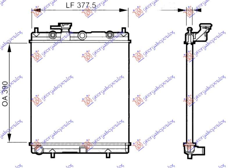 ΨΥΓ1,0-1,3-1,4CC 16V +/- A/C(38x36,8) (VALEO CLASSIC)