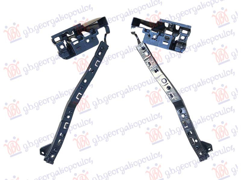 REAR BUMPER SIDE BRACKET (SET) (LONG) (DOUBLE DOOR)