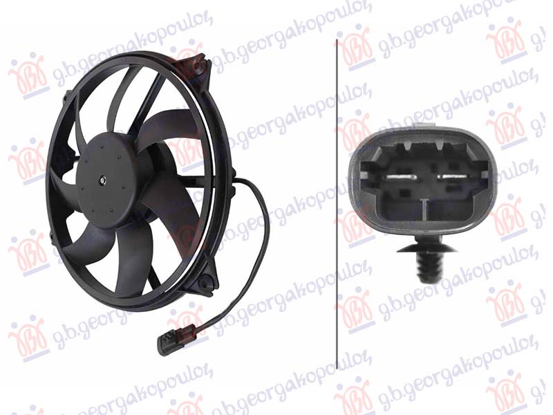 ΒΕΝΤΙΛΑΤΕΡ (ΜΟΤΕΡ + ΦΤΕΡΩΤΗ) (2PIN) (388mm)