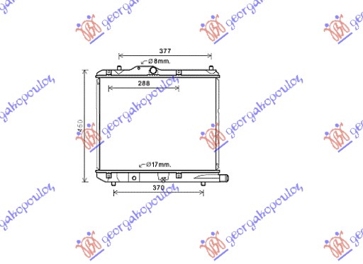 ΨΥΓΕΙΟ 1.3 ΠΕΤΡΕΛΑΙΟ CDTi (375x475) Z13DTJ/D13A (KOYO)