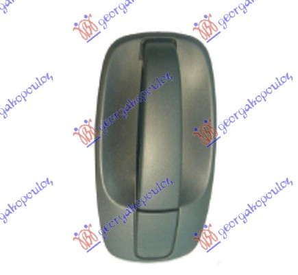 DOOR HANDLE FRONT & TAIL GATE  OUTER (W/O KEY HOLE)