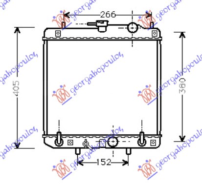 ΨΥΓΕΙΟ ΝΕΡΟΥ 1,0i 12V (37,5x32,5x2,4)ΑΥΤ