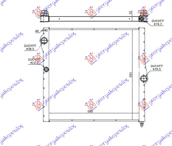 ΨΥΓΕΙΟ 4.4 Μ ΒΕΝΖΙΝΗ (ΑΥΤ.) (58.5x58.2x3.2)