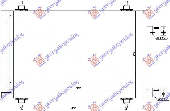 CONDENSER PETROL/DIESEL (53,5x36,1)