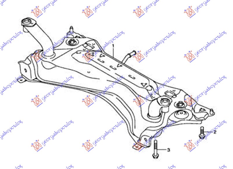ENGINE MOUNT (O)